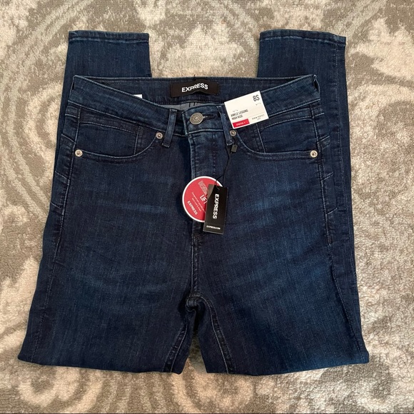 Express Ankle Legging High Rise Jeans - Picture 2 of 7